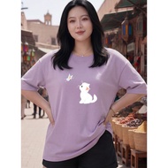 2Y899 [AIYOU] M-5XL Tshirt Woman T Shirt Baju Perempuan Style   Plus Size Women Plus Size Seluar Mur