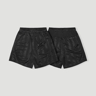 [QUEST] Ready Stock QUEST Stripe Mesh Shorts Mesh Shorts Black