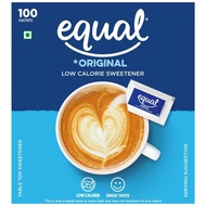 Equal Sweetener Satchels, 100 sticks