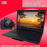 โน๊ตบุ๊คมือสองสภาพดี Notebook NEC Celeron เล่นเน็ต ดูหนัง ฟังเพลง คาราโอเกะ ทำงาน ออฟฟิต เรียนออนไลน