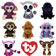 15Cm 2 3 Ty Beanie Big Eyes Stuffed Plush Toy Soft Cute Animal Monkey Baboon Chimpanzee Children
