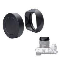 Metal Lens Hood for Sony FE 40mm F2.5 G 24mm F2.8 G 50mm F2.5 G 35mm F2.8 ZA Lens Shade with Lens Ca