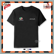 T Shirt Sulam Perodua ATIVA 1.0L Turbo SUV D55L XC50 Bezza Iriz Axia Baju Lelaki Cotton Uniform Fash