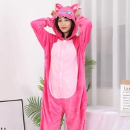 LILO STITCH PINK COSPLAY KIGURUMI ONESIE COSTUME COSPLAY COSTUME ADULT ONESIE