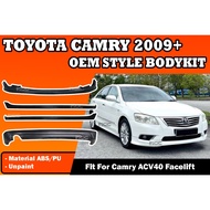 TOYOTA CAMRY XV40 ACV40 FACELIFT 2009-2011 OE STYLE BODYKIT BUMPER SKIRT LIP OEM FRONT SKIRT SIDE SK