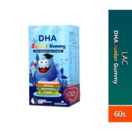 LAC DHA Junior Gummy With Vitamin A, B, C, D & E (3g x 60 Gummies) Lemon & Raspberry Flavour