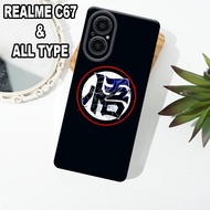 G45 - Latest REALME C67 pro camera Case - REALME C67 silicone - JAPANESE ART motif - REALME C67 Soft