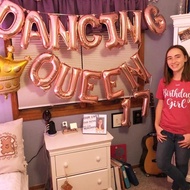 20 PCS DANCING QUEEN 17th Balloons Dance party balloons Dancing Party Supplies 17th Party Balloons 1