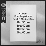 Frameless Print Posters – Sizes 20x30, 30x40, 40x50 & 40x60 cm | Linen Laminated Semi-Canvas Photopa