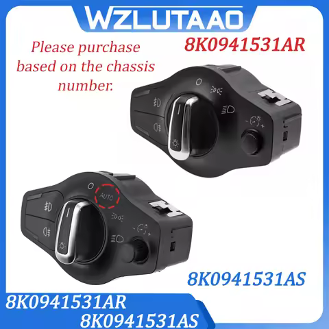Please (VIN) 8K0941531AR 8K0941531AS Headlight Switch Control Device For Audi A4 S4 A5 S5 Q5 2009-20