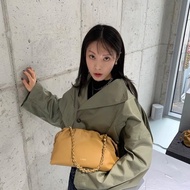 LOEWE FlamencoPurse 沙漠黃福袋中號肩背斜背包30*20*11 98新配件塵袋