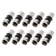 10pcs High Quality RG6 F Type Compression 2.7cm high quality Connector RG6 Cable