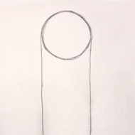 Qinghui Necklace Women Long Niche Design Fairy Style Simple All-Match Silver Temperament Multi-Wear 