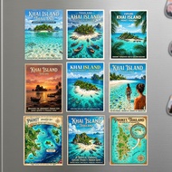 Fridge Magnet Thailand Khai Island Phuket souvenir 2x3"