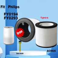 H13 True Hepa combined Activated Carbon Filter for Philips AC0820 Air Purifier FY0194, FY0293