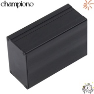 CHAMPIONO Aluminium Electric Box, Striped /Glossy Style Black Electric Box, Water Proof Split Type 4