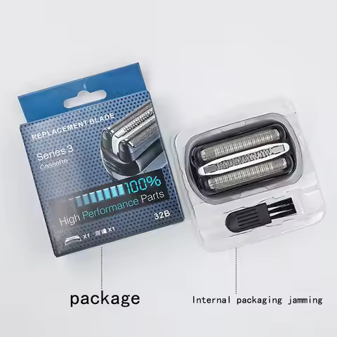 Suitable for BRAUN Braun S3 series electric shaver 32B cutter head knife mesh welded version metal m