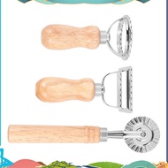 3Piece Ravioli Pasta Cutter Set, Ravioli Stamp Maker with Wooden Handle Ravioli Cutter Pasta Cutter 