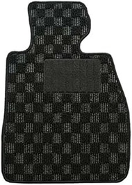 ZERO Floor Mats for Toyota Cresta 2WD H8/9-H13/6 Series 100 Series Euro Check Black with Heel Pad