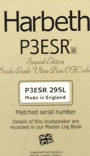 Harbeth P3ESR Special Edition (made in England)