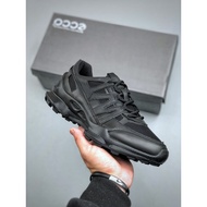 ECCO Casual Sports Running Shoes Men Calfskin Comfortable All-Match Shoes Business Breathable Runnin