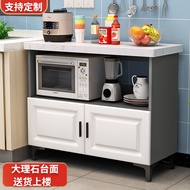 HY-$ LM7QWholesale Marble Sideboard Kitchen Cupboard Cupboard Home Stove Kitchen Counter Locker Storage