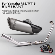 For YAMAHA MT15 R15 Motorcycle Full Exhaust System Modified M1 Stainless Steel Exhaust Pipe Exhaust