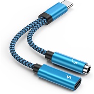 Pixel 10a 9 USB C ke Penyesuai Pengecas Headphone 3.5mm untuk Google Pixel 10 Pro XL 9a 8 7, Samsung