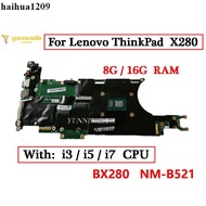 Lenovo Thinkpad X280 Motherboard EX280 NM-B521 Motherboard