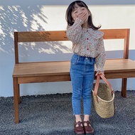 80-140 Girls' Stretch Skinny Jeans for 1-8 yrs old - Korean Style Pencil Pants