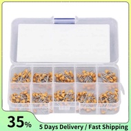 0.1UF- 10UF Capacitor Assortment Kit 10value 50v 10pf 20pf 30pf 47pf 56pf 68pf 100pf 1nf 10nf 100nf 