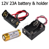 12V 23A 27A Plastic Spring Clip Battery Holder Case Storage Box 24V 23A Battery Holder Battery Box w