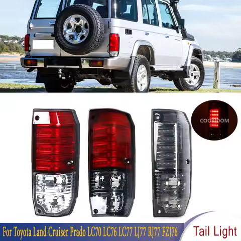 Car Only For 5 Door Rear Tail Light Brake Lamp For Toyota Prado Land Cruiser LC76 LC77 4500 LJ77 RJ7