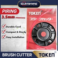 TOKEN 3.5MM Piring Tali Mesin Rumput Nylon Cutter Plate Brush Cutter