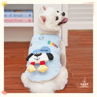 [Seckill] Autumn Winter Plush Cute Pet Dog Cat Clothes Supplies Small Dogs Milk Dogs Bichon Kittens 