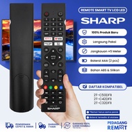 Remot Remote TV Sharp Aquos LCD LED Smart Android TV GB396WJSA 2T-C50DF1I 2T-C42DF1I 2T-C32DF1I