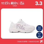 FILA รองเท้าผ้าใบผู้ใหญ่ RAY TRAINER SCRIPT รุ่น 1RM02810G - WHITE