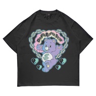 2026NEWS-5XL Megablast – DONT CARE BEAR COMBED T-SHIRT 24S ROUND NECK CODCOD