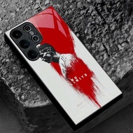 Cristiano Ronaldo poster 01 design Phone Case Glass for Samsung Galaxy S20 S21 S22 S23 S24 S25 Ultra