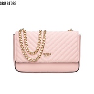 SRU STORE Victoria's Secret Pebbled V-Quilted Crossbody Chain Bag TongTai
