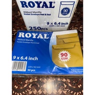 ROYAL ENVELOPE 9 x 6.4 inch / BROWN ENVELOPE