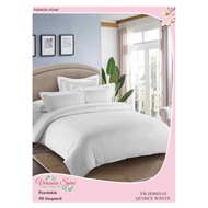 Idol Style Plain Bed Sheet Jacquard Emboss VR-JE9002 B4