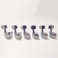 1 Set 6R YUMIYA Guitar Machine Heads Tuners Tuning Pegs Gear Ratio 1:18 Strings Locking Screw for ST