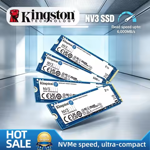 Kingston NV3 Internal SSD 500GB 1TB 2TB M.2 PCIe4.0 NVMe 2280 6000Mb/s Original Solid State Drive Ha