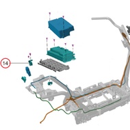 100% ORIGINAL YADEA E8S PRO SEAT CUSHION LOCK PLATE // 53280-N214-0000 100% ORIGINAL YADEA E8S PRO