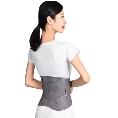 Back Brace Adjustable Back Support Belt Breathable Lower Back Brace for Sciatica Scoliosis Herniated