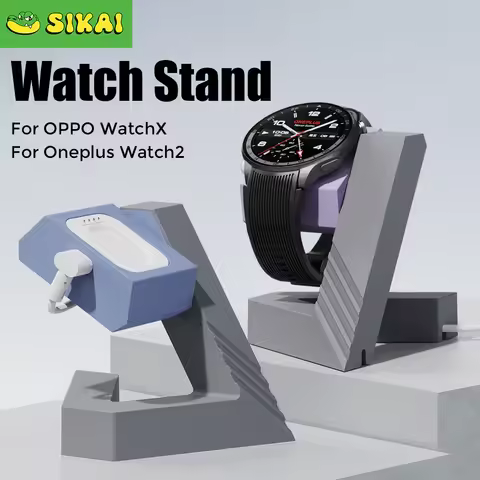 SIKAI Smart Watch Charger Stand for OPPO WatchX/Oneplus Watch 2/2R Holder Dock Charger Station With 