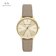 Armani Exchange Female's Lola Analog Watches ( AX5594 ) - Quartz, Gold Case, 36 MM Round Dial,  Mult