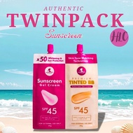 Perfect Skin Twinpack Sunblock Gel Cream & Tinted Sunblock Sunscreen Sunscreen Tinted Sunblock