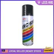 SPRAY ANCHOR 29 MATT BLACK 30 GLOSS BLACK 803 SILVER 2 WHITE 1 CLEAR Y137 GREY